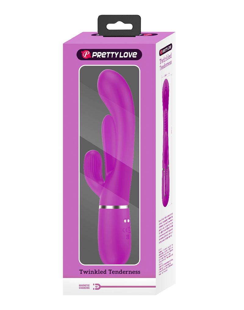 Pretty Love Shania Thrusting Rabbit Vibrator Paars - Afbeelding 8