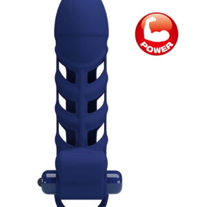 Altaf Vibrerende Cock Sleeve Donkerblauw