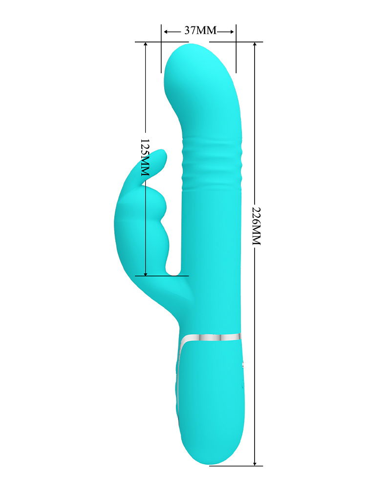 Coale Rabbit Vibrator Groen - Afbeelding 8