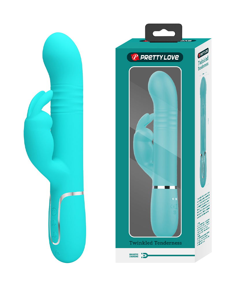 Coale Rabbit Vibrator Groen - Afbeelding 11