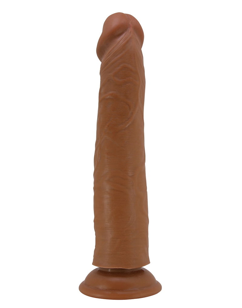 Sharife Sliding Skin Realistische Dildo 25,4cm Bruin - Afbeelding 4