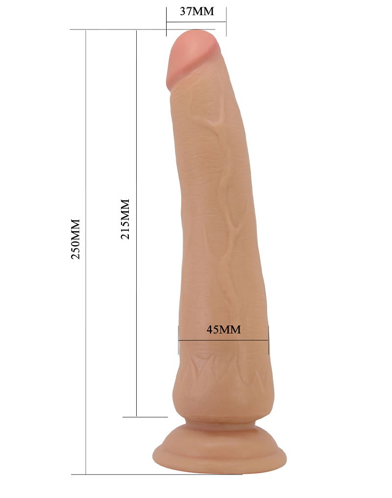 Tiemeyer Sliding Skin Realistic Dildo 25cm Nude - Afbeelding 5