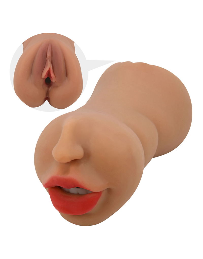 Zoey Premium Dual Channel Masturbator Bruin