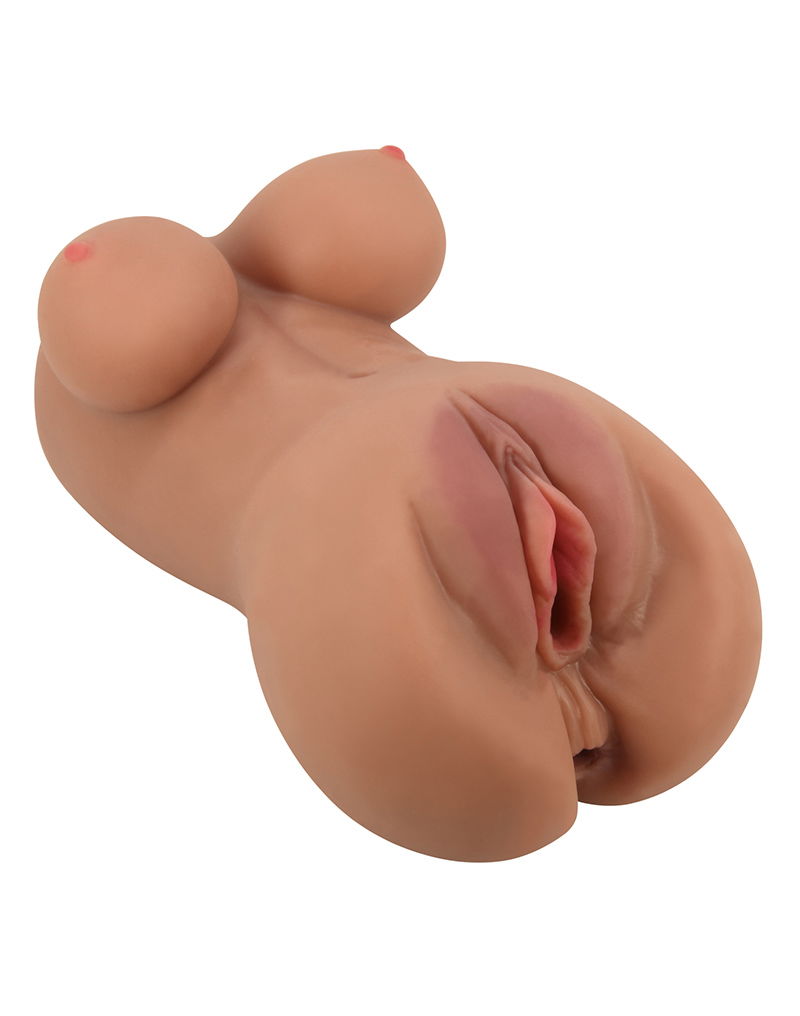 Hannah Premium Dual Channel Masturbator Bruin