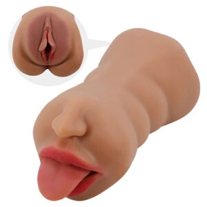 Sarah Premium Dual Channel Masturbator Bruin