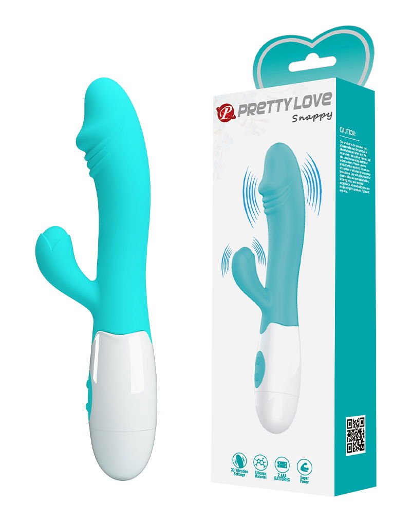 Snappy G Spot Rabbit Vibrator Groen - Afbeelding 2