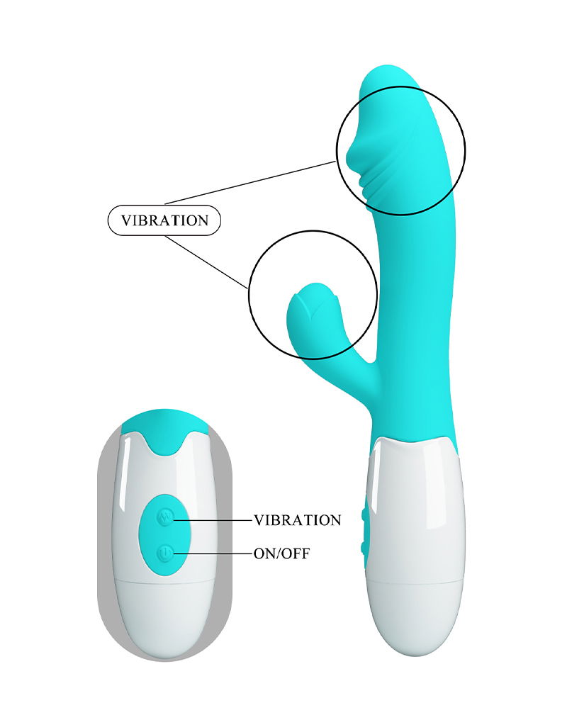 Snappy G Spot Rabbit Vibrator Groen - Afbeelding 7