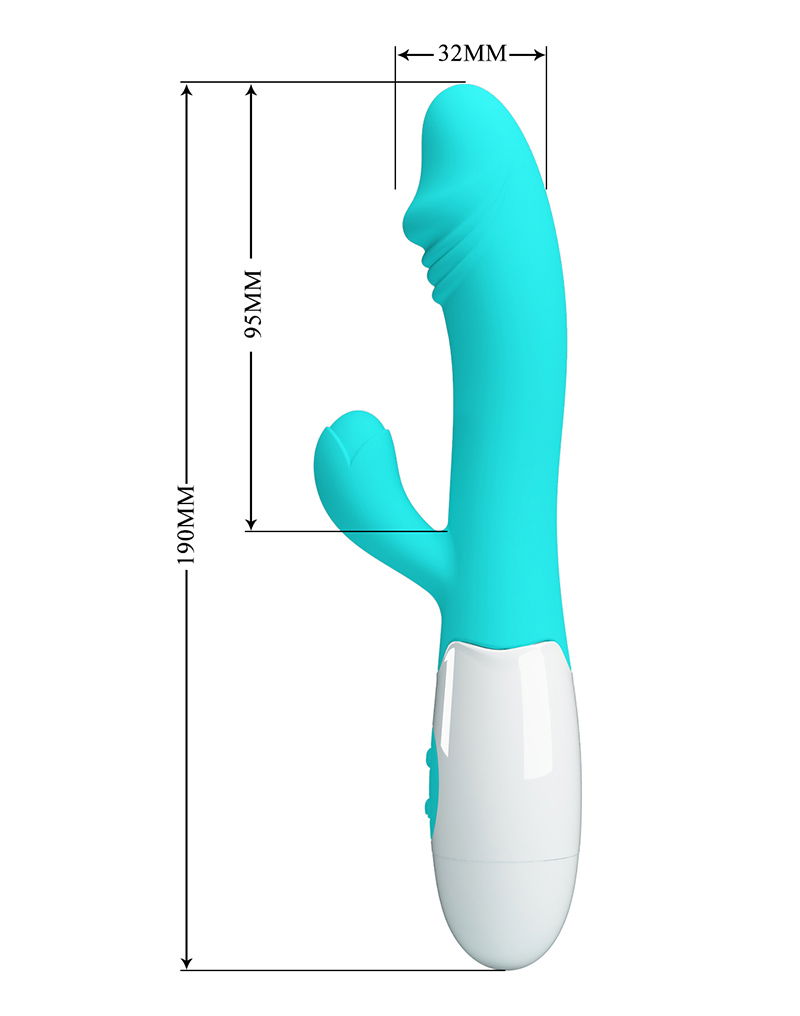 Snappy G Spot Rabbit Vibrator Groen - Afbeelding 9