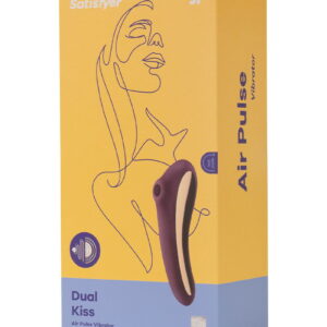 Satisfyer Dual Kiss Air Pulse Purple
