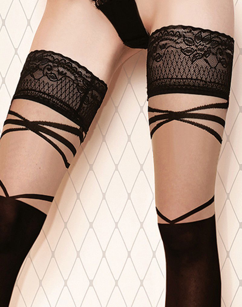 Ballerina Fantasy Hold-Up Kousen Zwart