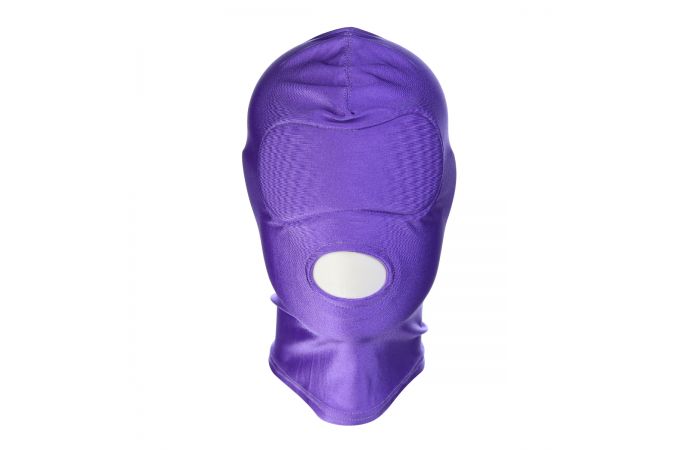 BDSM Hood Mouth Only purple