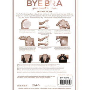 Bye Bra – Perfect Decolleté Tape A-F – Nude (3-6 paar)