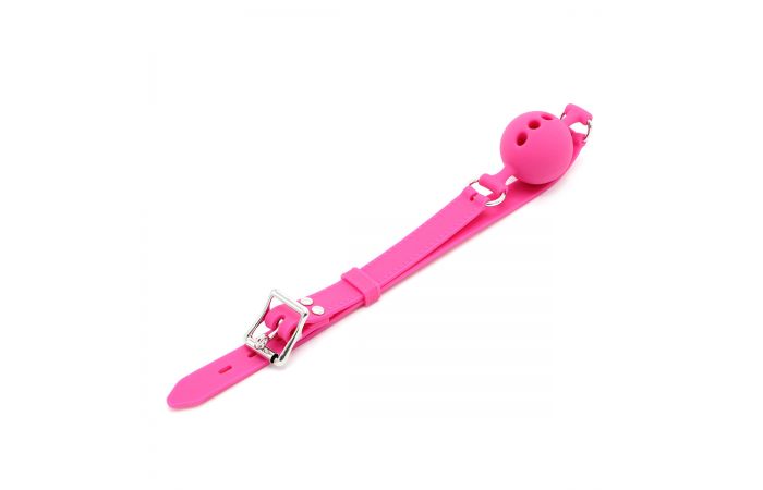 Ball gag with Holes pink - Afbeelding 3