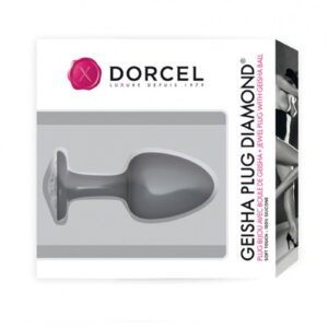 Dorcel Geisha Plug met Diamant M wit