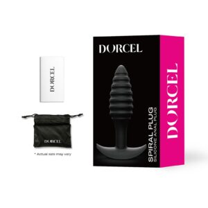 Dorcel Spiral Plug Butt Plug Zwart