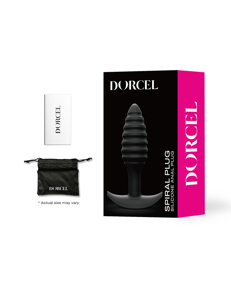 Dorcel Spiral Plug Butt Plug Zwart - Afbeelding 2