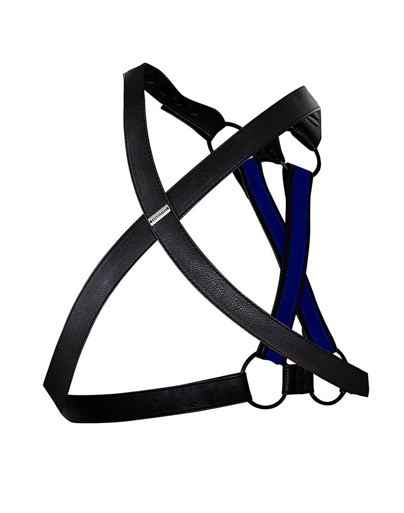 H4RNESS by C4M - 4WAY Harnas - Stralend Blauw - Afbeelding 11