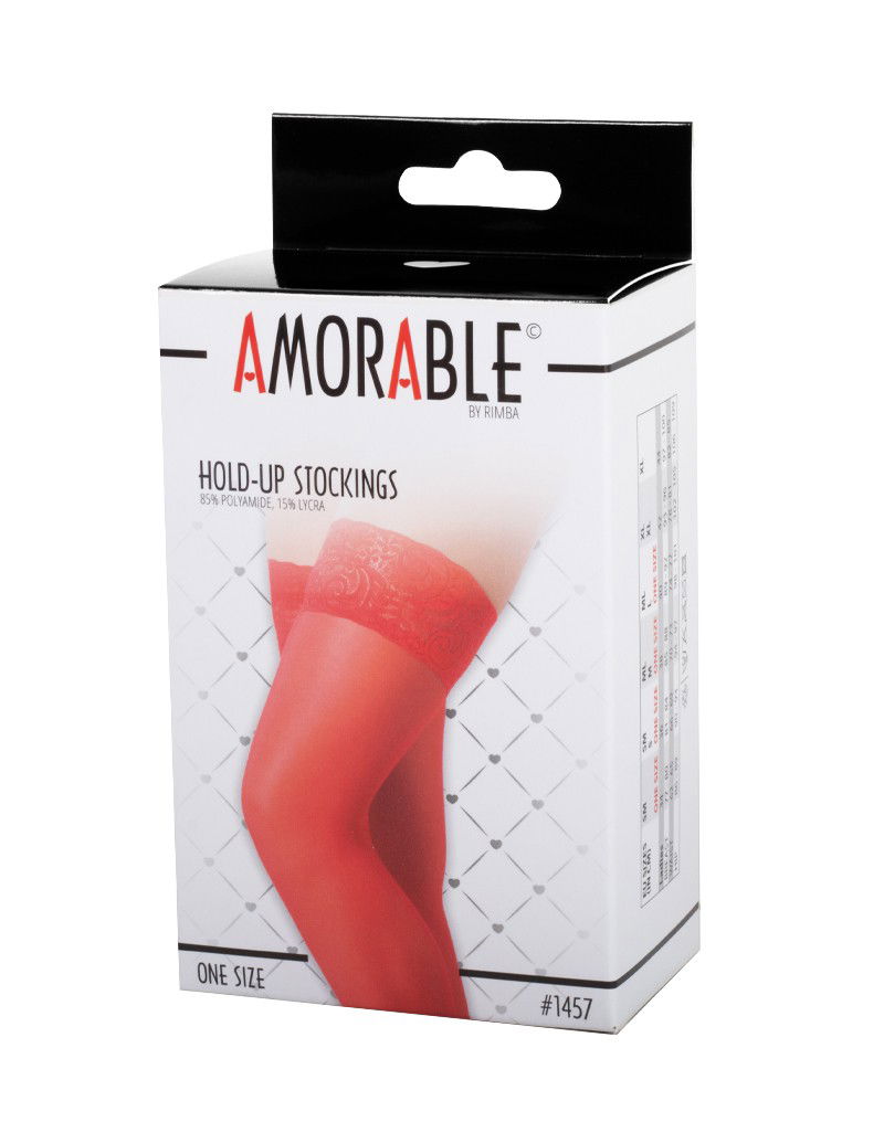 Amorable by Rimba Hold-Up Kousen Rood - Afbeelding 2
