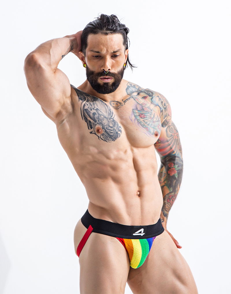 JOCKSTR4P by C4M - Stripe - Pride - XL - Afbeelding 5
