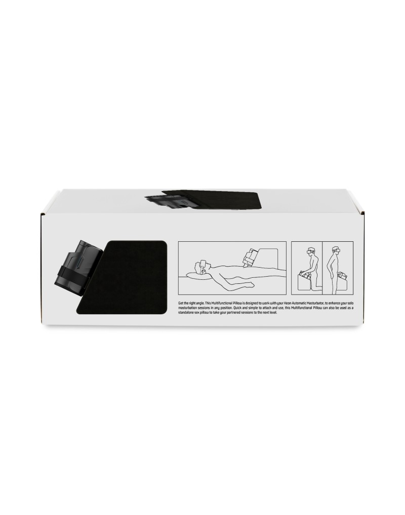 KIIROO - Multifunctioneel Kussen voor KEON Masturbator - Zwart - Afbeelding 9
