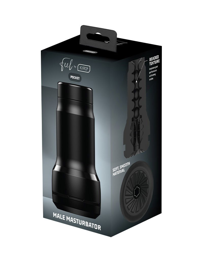KIIROO Pocket Stroker Zwart - Afbeelding 2