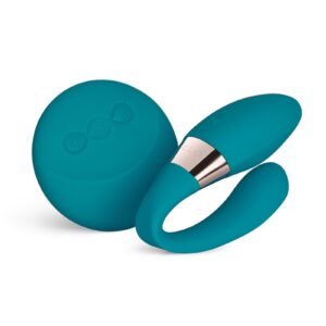 LELO – Tiani Duo – Koppel Vibrator met afstandsbediening – Oceaanblauw