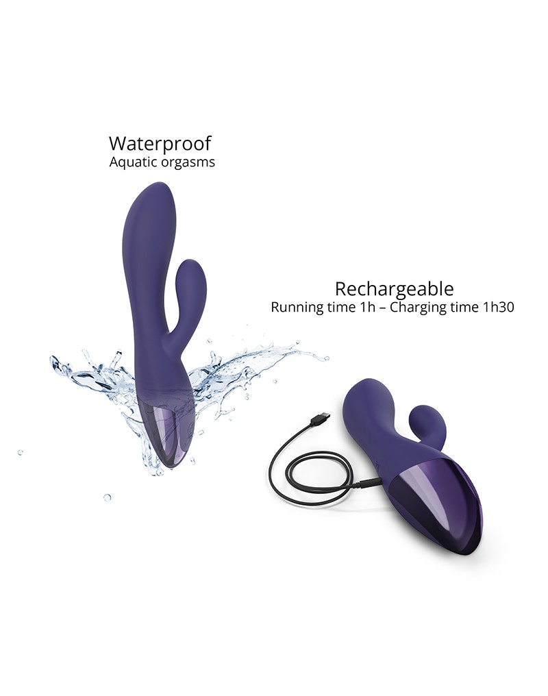 Love to Love Funky Bunny Rabbit Vibrator Indigo - Afbeelding 5