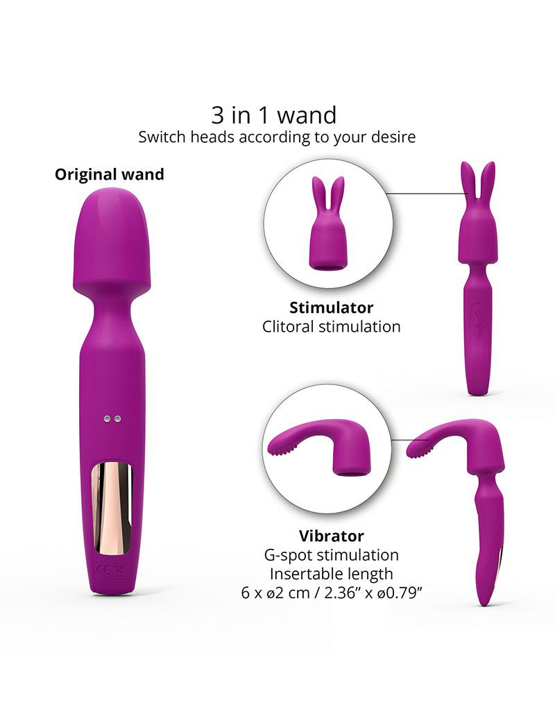 LoveToLove R-Evolution Wand Vibrator Roze - Afbeelding 3