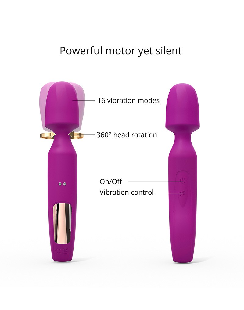 LoveToLove R-Evolution Wand Vibrator Roze - Afbeelding 4