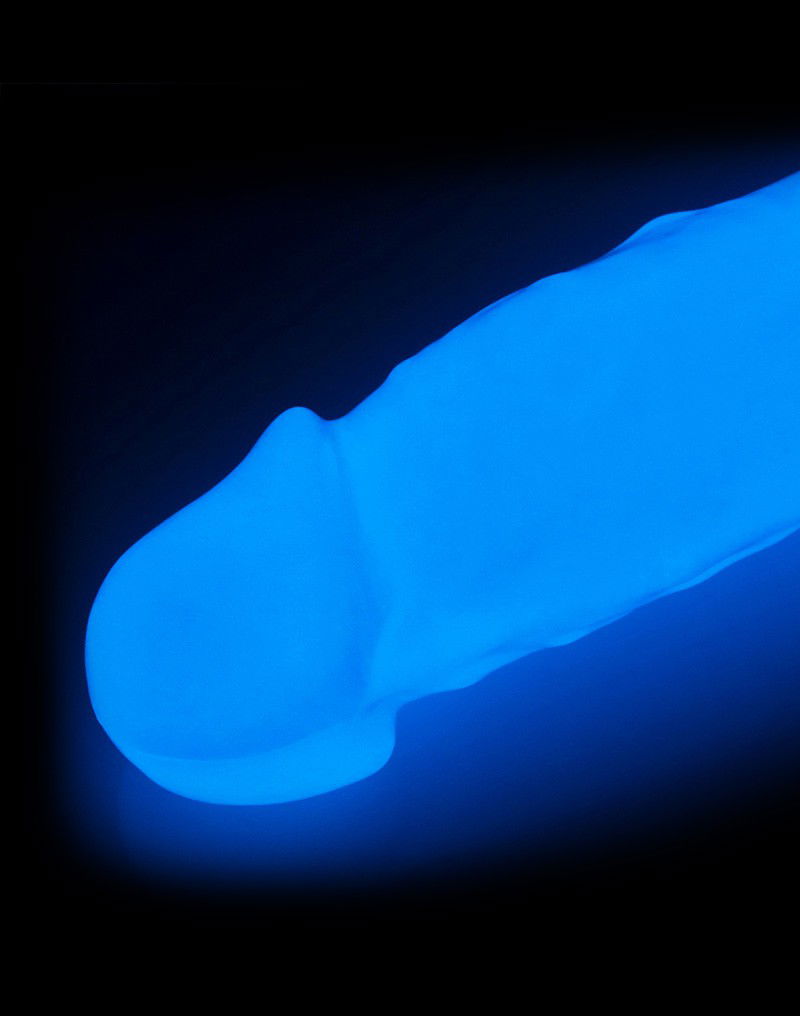 LoveToy Lumino Play Dildo 21.5 cm Glow in the Dark - Afbeelding 7
