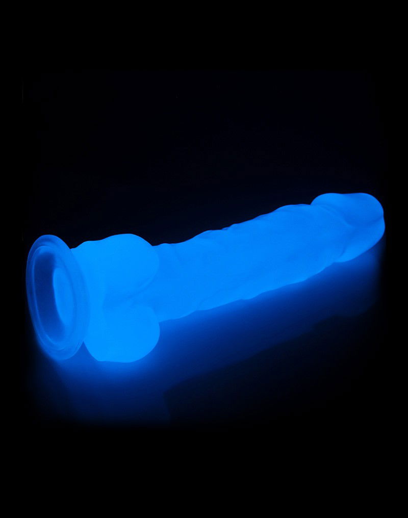 LoveToy Lumino Play Dildo 21.5 cm Glow in the Dark - Afbeelding 8