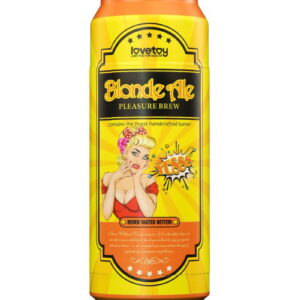LoveToy Pleasure Brew Blonde Ale Vagina Masturbator Nude Geel