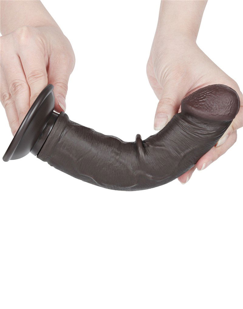 LoveToy Aftrekbare dildo 20 cm Zwart - Afbeelding 5