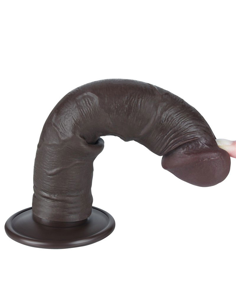 LoveToy Aftrekbare dildo 20 cm Zwart - Afbeelding 8