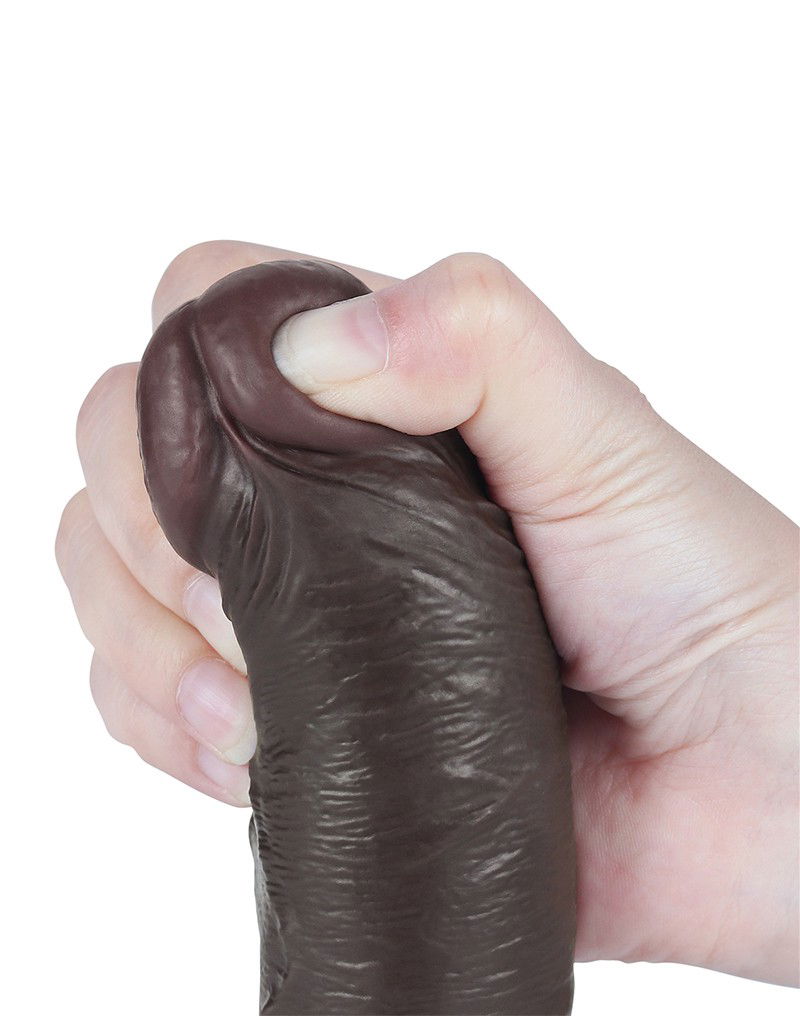 LoveToy Aftrekbare dildo 20 cm Zwart - Afbeelding 11