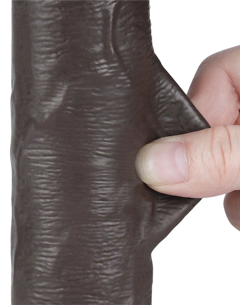 LoveToy Aftrekbare dildo 20 cm Zwart - Afbeelding 12
