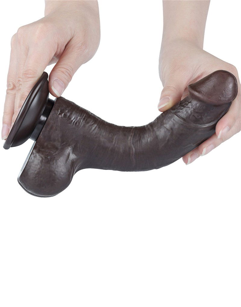 LoveToy Aftrekbare dildo 20 cm Zwart - Afbeelding 7