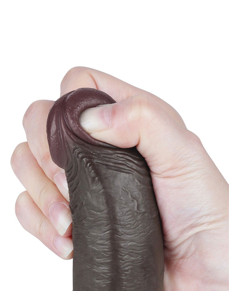 LoveToy Aftrekbare dildo 22 cm Zwart - Afbeelding 7