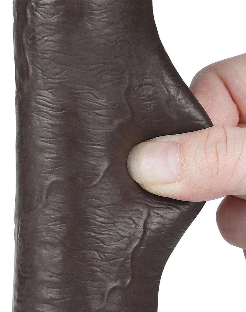 LoveToy Aftrekbare dildo 22 cm Zwart - Afbeelding 8