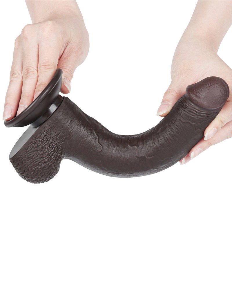 LoveToy Aftrekbare dildo 22 cm Zwart - Afbeelding 11