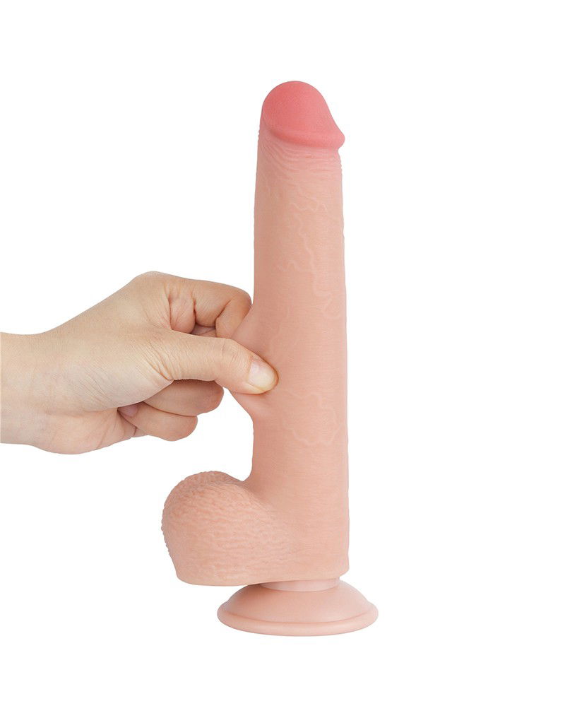 LoveToy Aftrekbare dildo 22 cm Nude - Afbeelding 7