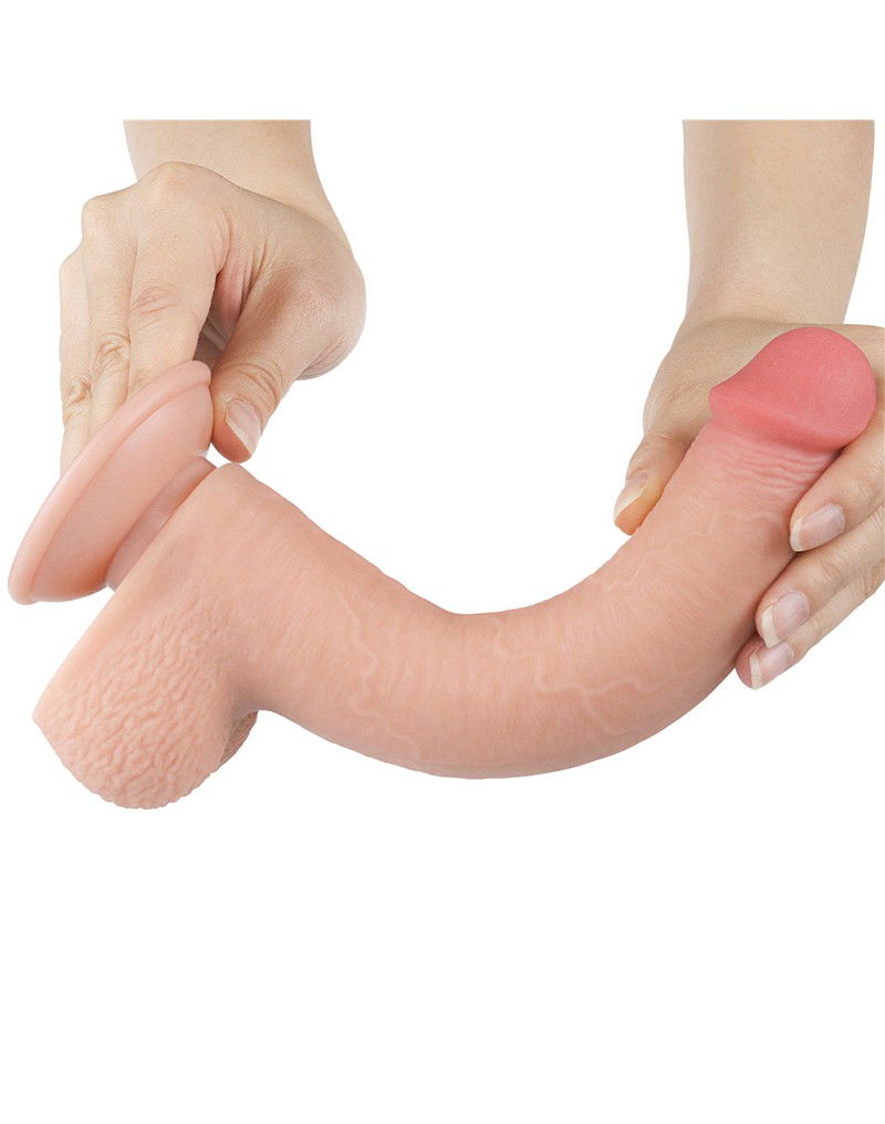 LoveToy Aftrekbare dildo 22 cm Nude - Afbeelding 8