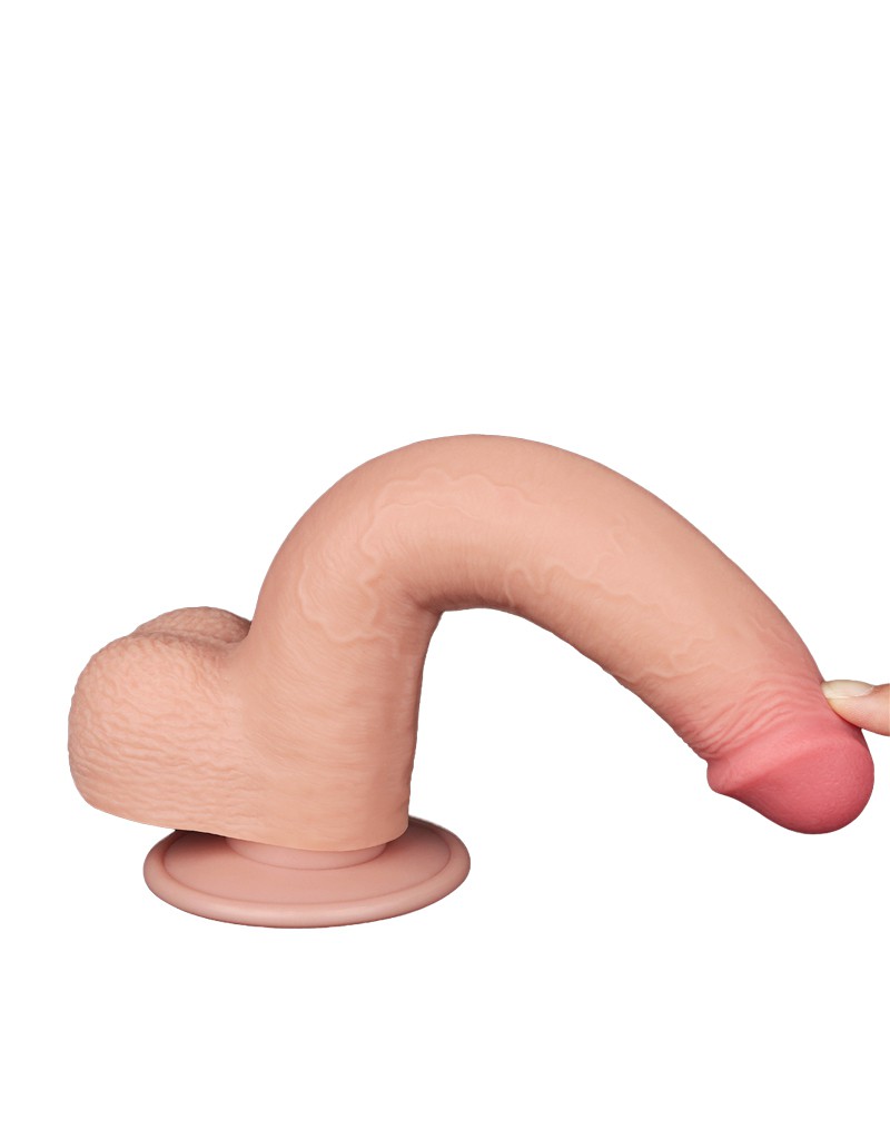 LoveToy Aftrekbare dildo 22 cm Nude - Afbeelding 5