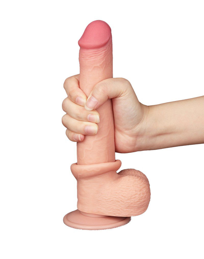 LoveToy Aftrekbare dildo 22 cm Nude - Afbeelding 13