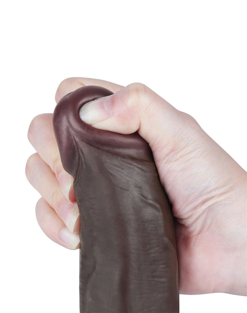 LoveToy Aftrekbare dildo 22 cm Zwart - Afbeelding 3