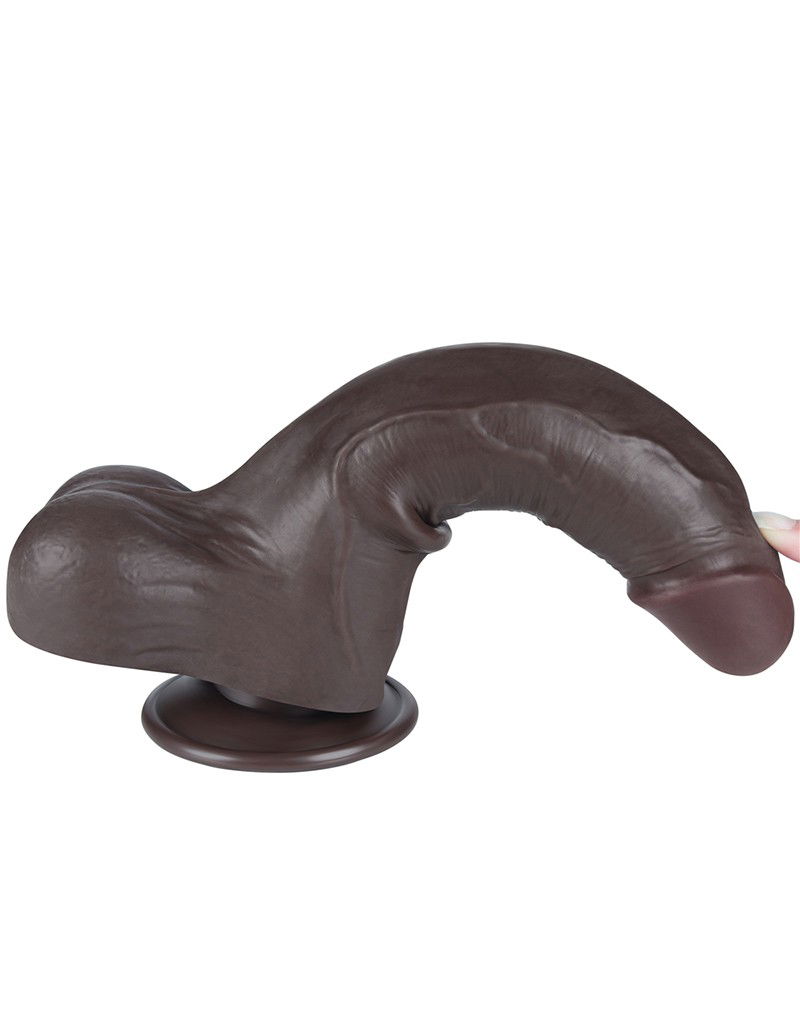 LoveToy Aftrekbare dildo 22 cm Zwart - Afbeelding 10