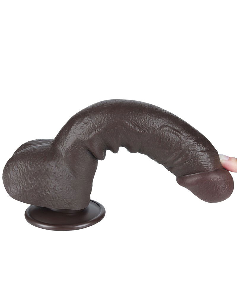 LoveToy Aftrekbare dildo 24 cm Zwart - Afbeelding 9
