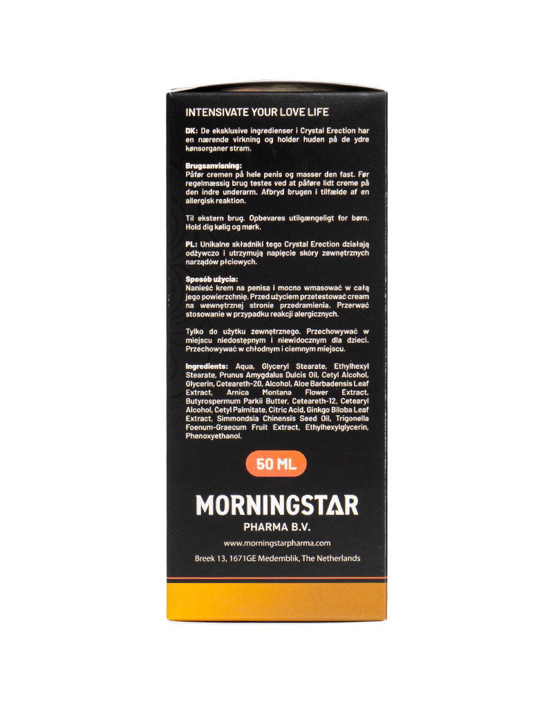Morningstar Crystal Erection Cream 50 ml - Afbeelding 5