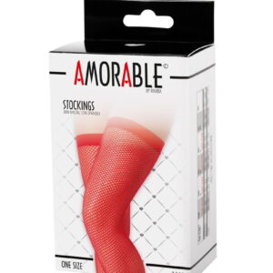 Amorable by Rimba – Netkousen – One Size – Rood