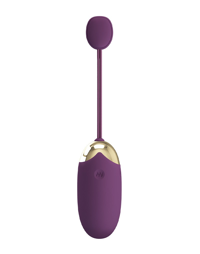 Abner Draagbare Vibrator met Appbediening Paars